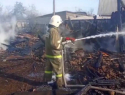 Крупный пожар произошел в Каменске-Шахтинском: огонь уничтожил дома