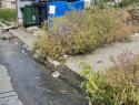 На месте прорыва трубы на Олимпийском в Шахтах образовалось болото