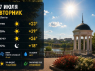 Солнечный вторник будет в Шахтах