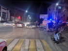 «От удара машина перевернулась»: ДТП в центре Шахт