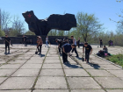Субботник прошел в поселке Аютинский 