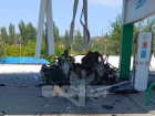 Легковушка взорвалась на заправке в Шахтах