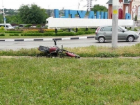 В Шахтах 34-летний мотоциклист вылетел с дороги