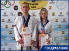 Тхэквондисты Валерия Слесарева и Руслан Триноженко представят Шахты на Кубке России