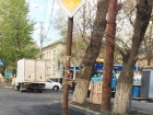 В Шахтах после ремонта проспекта Чернокозова на дороге появился столб