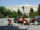 Шахтинцы сомневаются в качестве ямочного ремонта улицы Советской