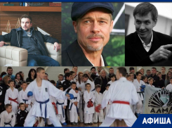 Игры памяти Сергея Понамаренко, фестиваль боевых искусств, Александр Петров и Брэд Питт в кино: шахтинская афиша недели