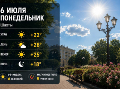 В Шахтах 6 июля будет солнечно и +28 градусов
