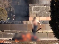 Мужчина сгорел заживо на площади Ленина 