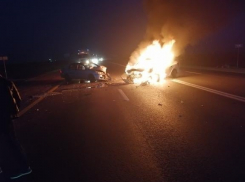 Водитель и пассажир сгорели заживо на трассе М-4 «Дон»