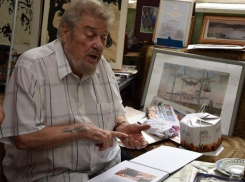 Шахтинскому художнику Владимиру Дикому исполнилось 80 лет
