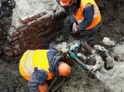 Работы на водоводе по Советской идут полным ходом