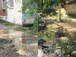 Детский дом и дворы затапливает в Шахтах из-за аварии на водопроводе