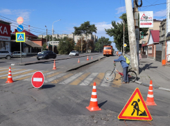 Четная сторона Советской перекрыта до Карла Маркса