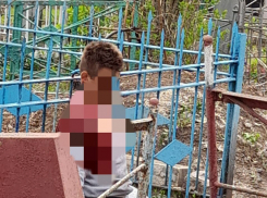 Беременная супруга и двое детей остались у погибшего на кладбище шахтинца