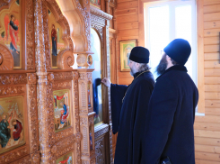 В храме преподобного Сергия Радонежского новый иконостас