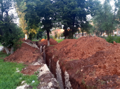 В районе 26 лицея меняют участок сетей канализации