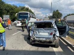 Автобус с 38 шахтинскими спортсменами попал в ДТП на трассе М4-Дон