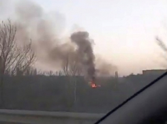 В Шахтах в районе Швейной фабрики вспыхнул пожар