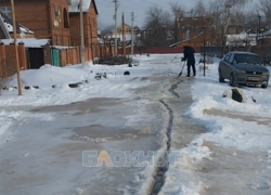 Улица Куйбышева в Шахтах тонет в канализации с декабря месяца 