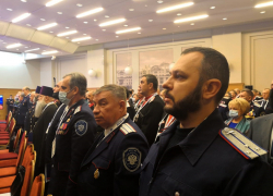 Шахтинские казаки вошли в делегацию донского края, став участниками большого круга в Москве