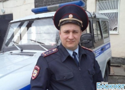 В Новошахтинске участковый во время пожара спас женщину с тремя детьми