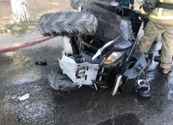 Угнавший квадроцикл и попавший на нем в ДТП в Шахтах водитель госпитализирован