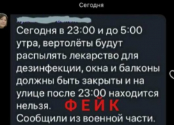 Ночная дезинфекция территории города Шахты - фейк