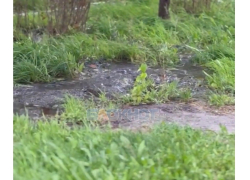Третий месяц прорыв воды размывает грунт дома на Искре в Шахтах