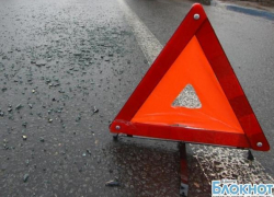 В Новошахтинске машина с Краснодарскими номерами попала в ДТП 