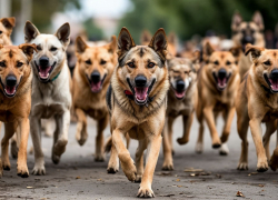 Бездомные собаки пугают жителей района Артём в Шахтах 