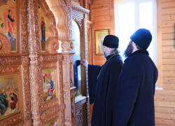 В храме преподобного Сергия Радонежского новый иконостас