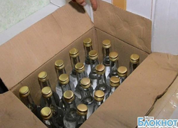 В поселке Аюта  задержали грузовик, перевозивший более 200 тысяч бутылок с водкой