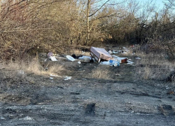 Неизвестные устроили свалку под открытым небом в Шахтах