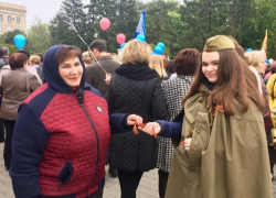 Город Шахты присоединился к патриотической акции «Георгиевская ленточка»