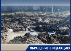 Водоканальщики копают, а люди в грязи утопают: Елена Косинова
