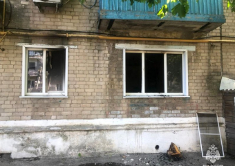 Молодой парень пострадал в пожаре в поселке Таловом в Шахтах