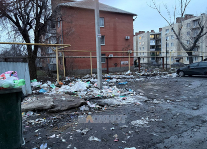 В Шахтах на улице Белгородская – Путиловский существует проблема с вывозом и утилизацией мусора