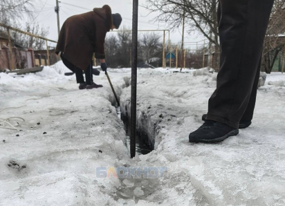 40 сантиметрами льда покрыта дорога на улице Астрономическая в Шахтах