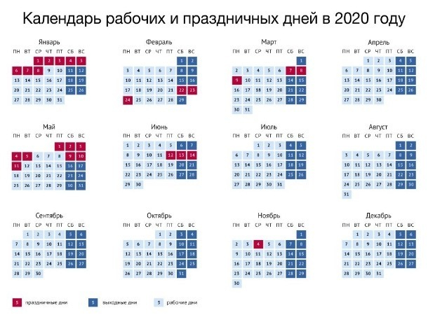 Как шахтинцы будут отдыхать в 2020 году: правительство утвердило календарь выходных
