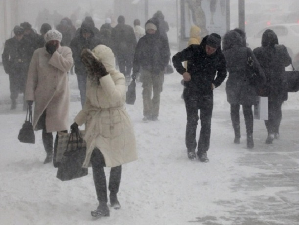 Экстренное предупреждение: мокрый снег и ветер обрушатся на Шахты в ближайшие сутки