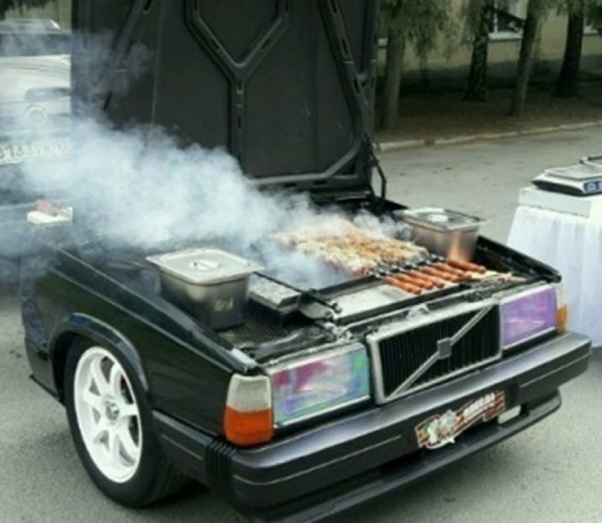 В Шахтах продается мангал на колесах Volvo почти за 100 тысяч рублей