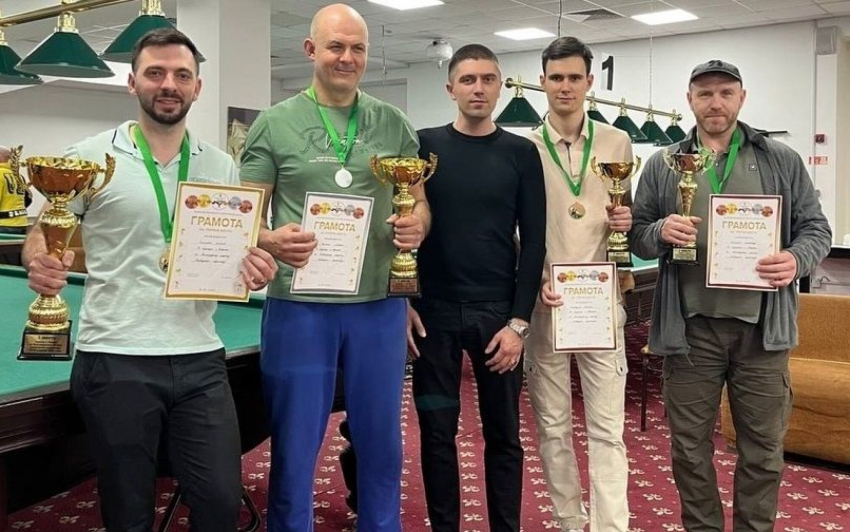 Стали известны имена победителей турнира по бильярду 