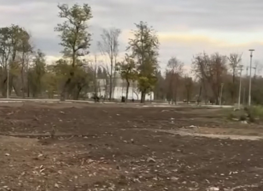 Жители города недовольны обновлением Александровского парка в Шахтах 