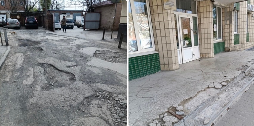 Шахтинцы уже много лет жалуются на состояние въезда на центральный рынок