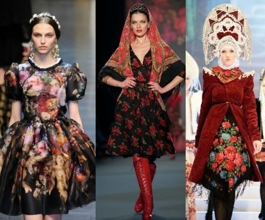 В Шахтах прошел модный показ в русском стиле