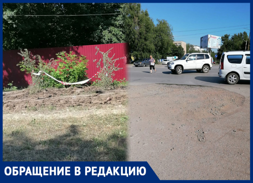 Не восстановлен тротуар по Тамбовскому, в плачевном состоянии пешеходная и парковочная зоны по Ленкома