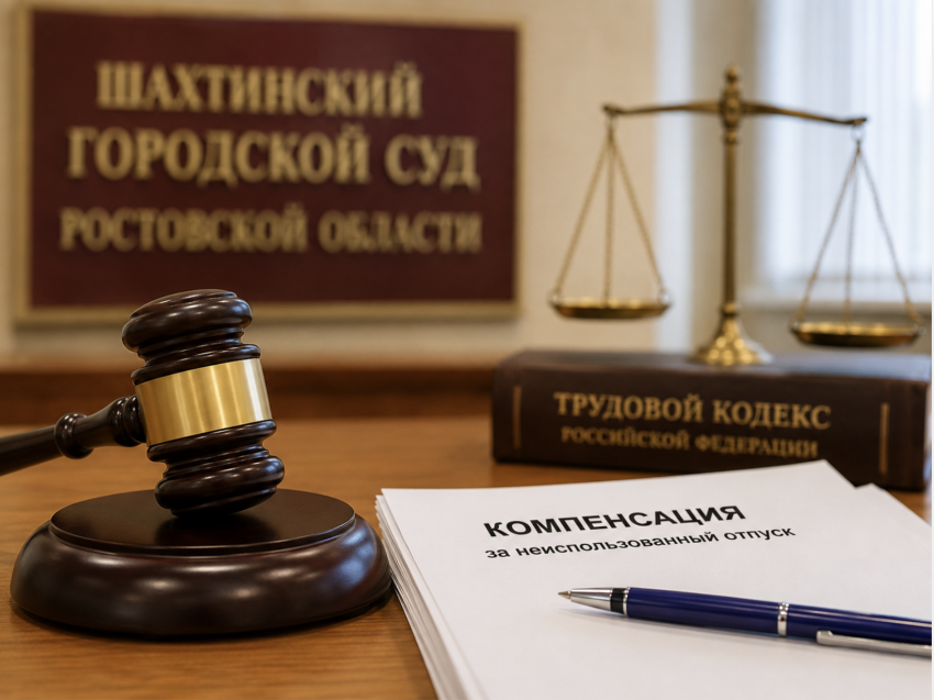 В Шахтах через суд взыскали компенсацию за неиспользованный отпуск