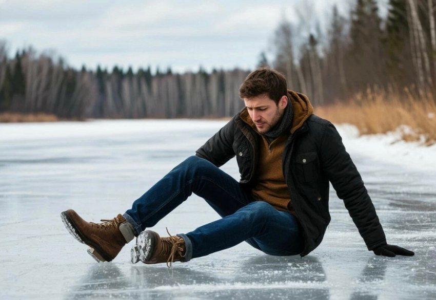 В Шахтах за первые две недели февраля из-за гололеда пострадали 118 человек