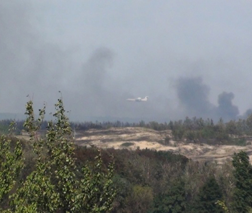 Напугавший шахтинцев пожар в Усть-Донецке полностью потушен